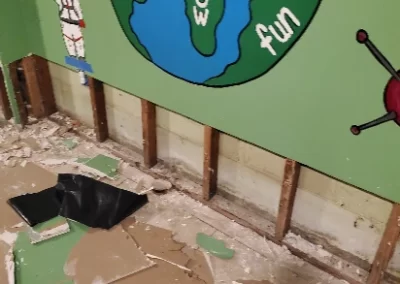 Professional water damage restoration